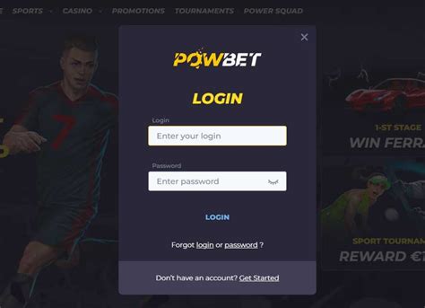 powbet login|powbet accedi.